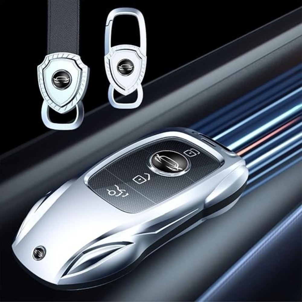 Car Key Case for Mercedes Benz, Luxury TPU Key Fob Cover with Benz Keychain, ...